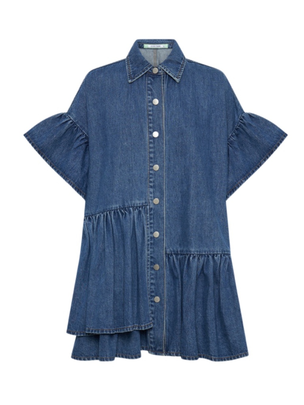 DENIM GENOA MINI DRESS IN MID BLUE BOHEMIAN TRADERS